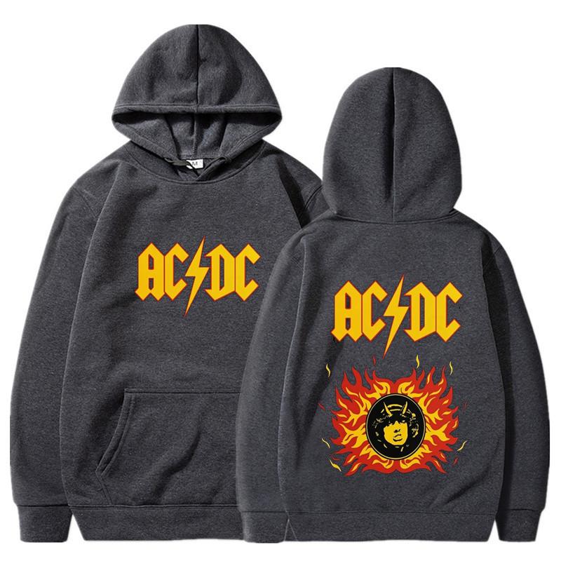 2024 ac pwdup live dc print Hoodie Herren Pullover Sweatshirt Retro Mode Übergroße Hoodies Punk Streetwear