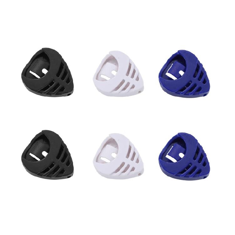 6pcs Guitar Pick Storage Organizers Triangles Durability Performances Grade Pick Storage For Quick Access