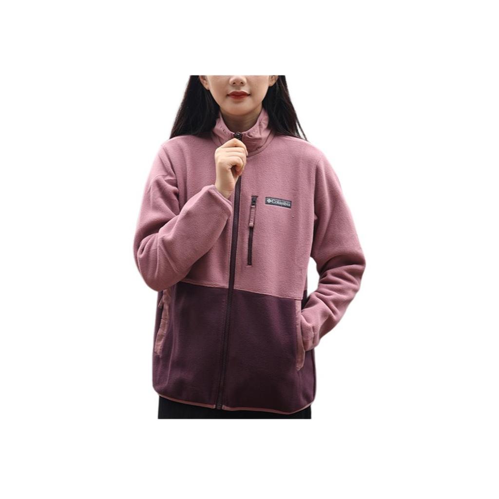 Columbia Fashionable Versatile Warm Thick Stand Collar Jacket Women jackets Pink XR7225-609