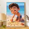 Disney DIY Diamond Painting 5d Full Diamond Cross Stitch Beach Luca Decorative Painting for Living Room Bedroom
