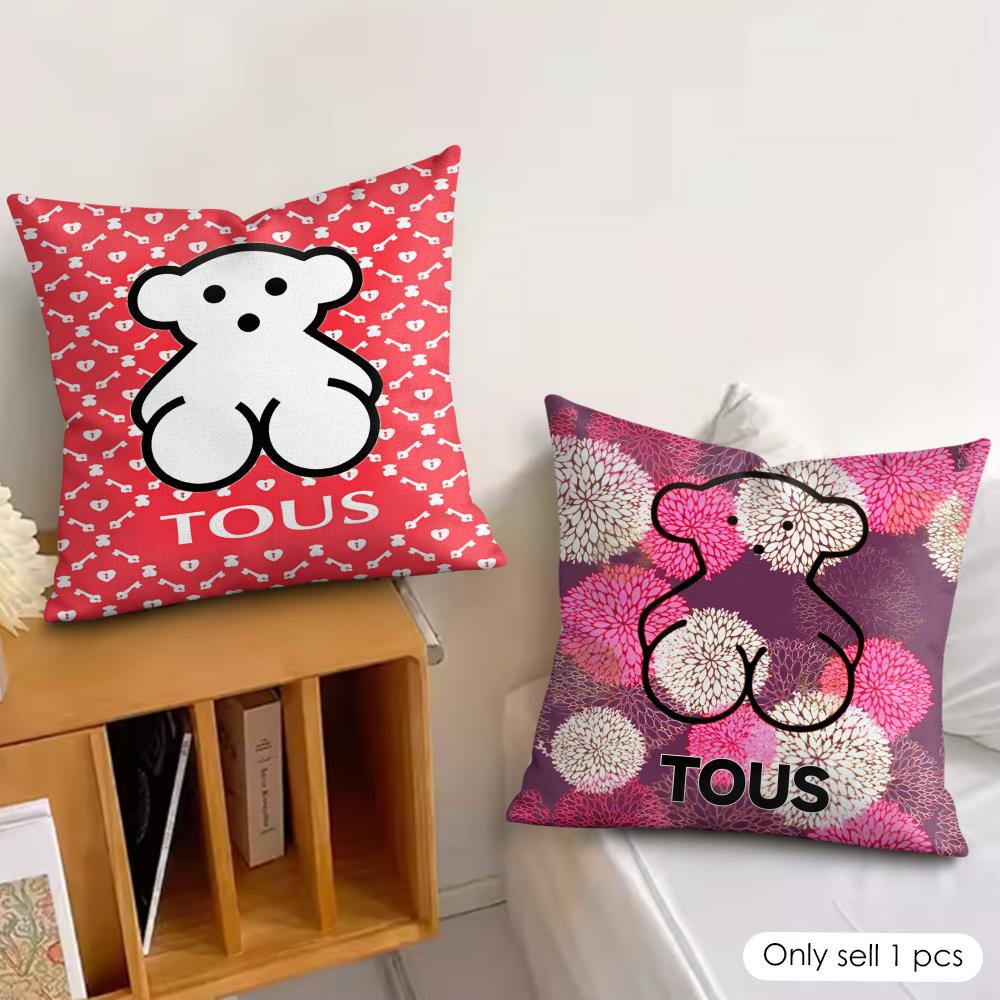 Fashion TTTousLuxury Cushion Cover Silky Short Plush Invisible Zipper Dustproof Sofa Pillow Case For Home Decor