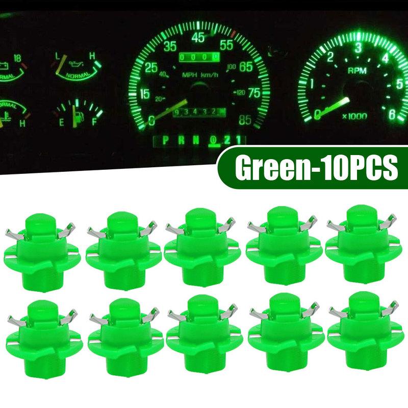 10pcs Universal DC 12V Indicator Signal Lamp Car B8.4 LED Dash Board Bulb Car B8.4D Trument Panel Car Light Accessories