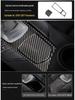 Porsche Panamera Interior Carbon Fiber Kit: Center Console, Steering Wheel, Gearshift & Door Trim