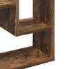 Wall Shelf Smoked Oak 36 x 16 x 90 cm Particleboard