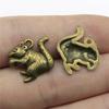 20pcs Animal Squirrel Charms Tibetan Bronze Silver Color Pendants Antique Jewelry Making DIY Handmade Craft