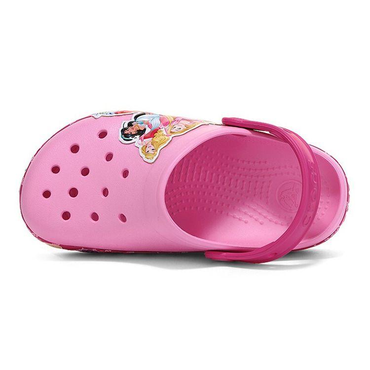 Crocs Classic Clog Lightweight Durable Clogs Kids Footwear Light-Pink 205496-6I2