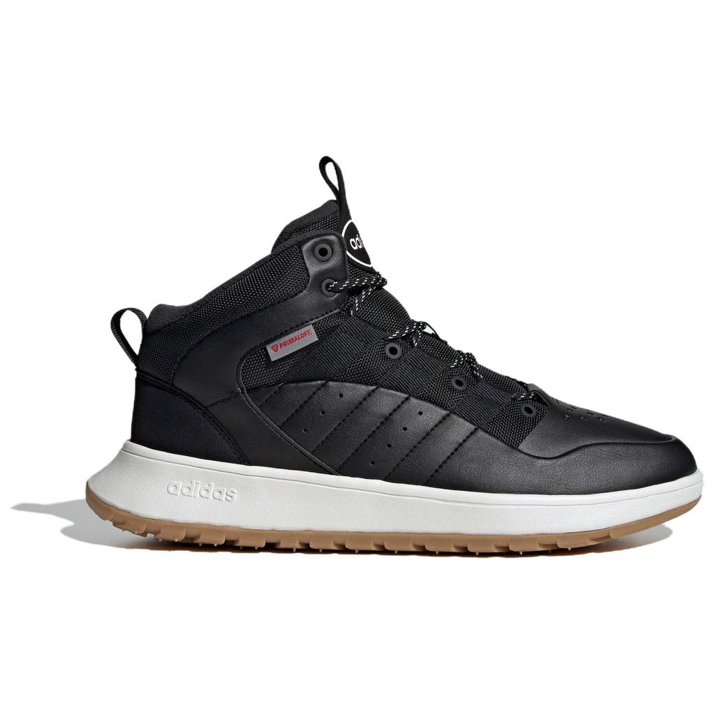 adidas neo Fusion Storm 2.0 Black White JP7713 Unisex Mid Top Fleece Lined Lifestyle Sneakers
