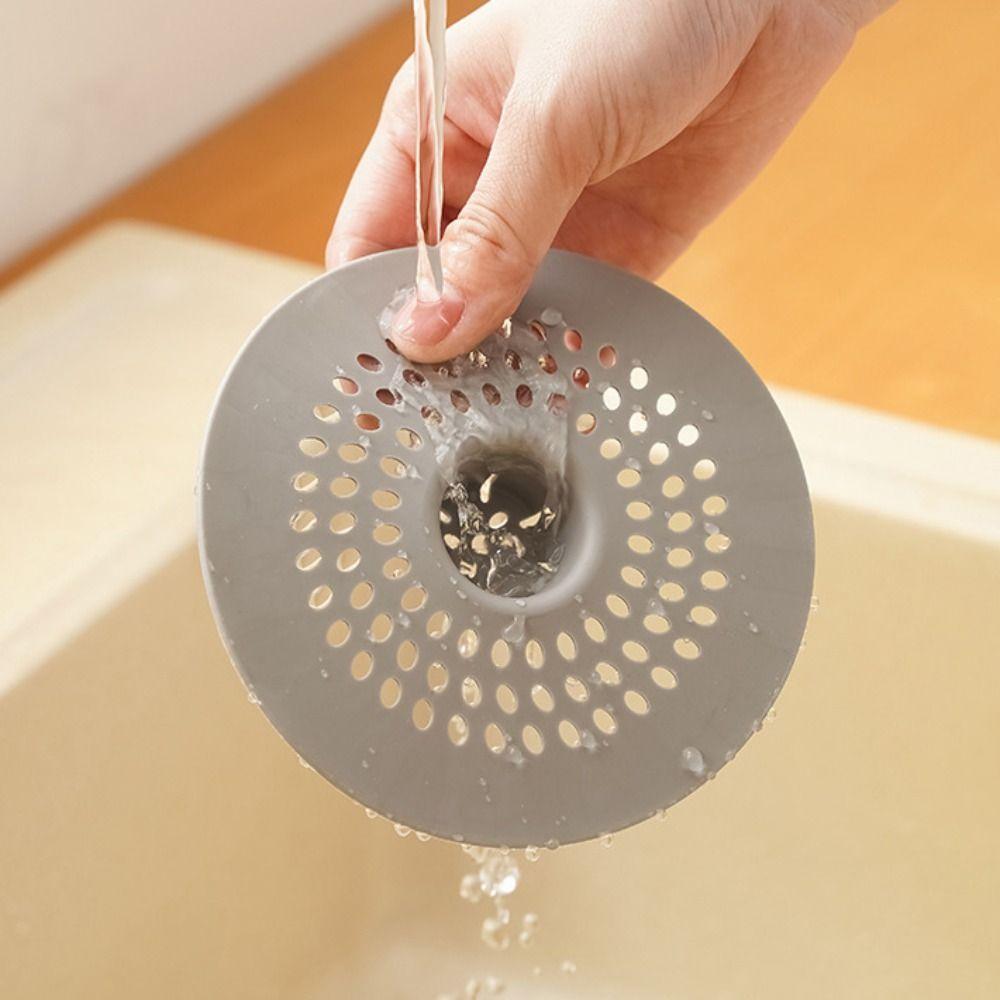 Anti-blocking Hair Kitchen Sink Filter Lightweight Hair Filter Floor Drain Mat  Hand Sink