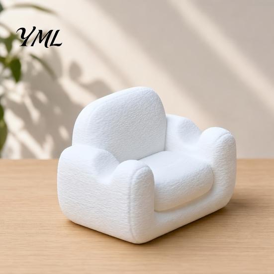 Kreatives Büro-Schreibtisch-Ornament Mini-Sofa-Telefonständer, Niedlicher couchförmiger Halter, Praktischer Freihand-Video-Betrachter Dekorativer Desktop-Smartphone-Ständer