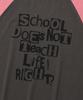ISTKUNST Does Not Teach Raglan Tee_Charcoal(Ik2Fmmt506A)