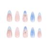 Le Fan 3D Flower Almond-Shaped Wearable Nails in Short Length