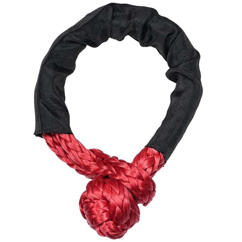 Soft Shackle,1/2  x20   Rope Shackle 37400lbs Breaking Strength for Truck SUV Tow Shackle Strap Synthetic Rope