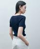 MONGDOL Ribbed Round Neck Short Sleeve Knit Mdkt075_8 Colors