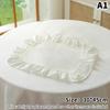Minimalist Stripe Ruffle Placemat Coffee Table Mat, Baking Food Photography Napkin Home Desktop Decoration&