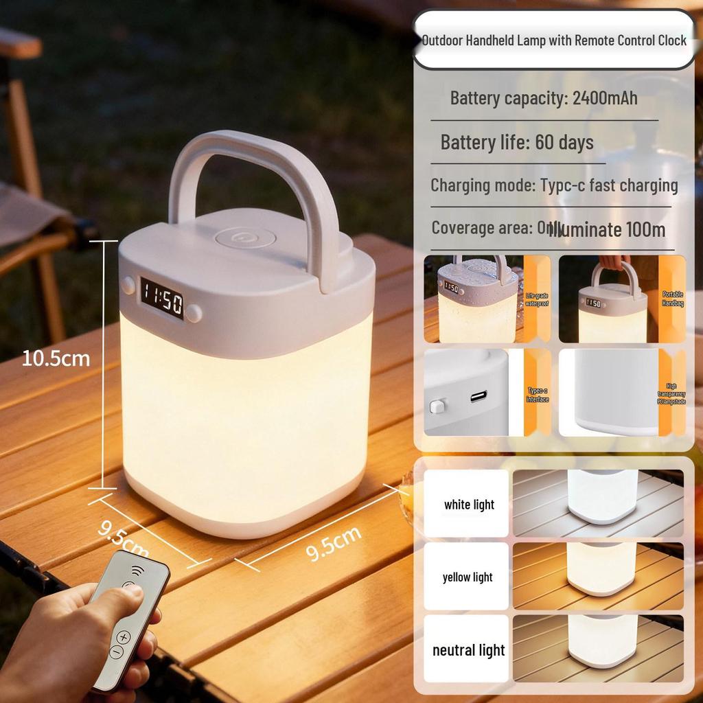 Super Bright Rechargeable Camping Light with Long Battery Life for Emergency and Outdoor Use