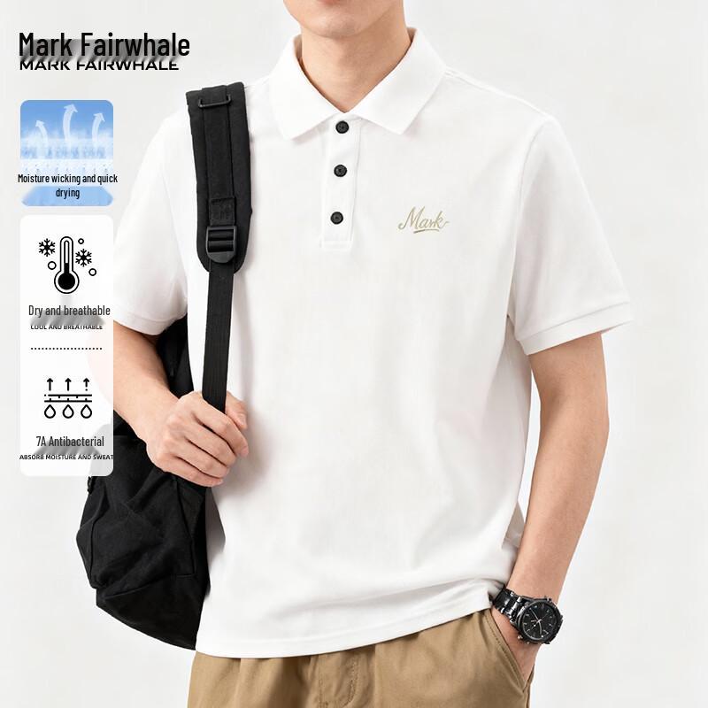 Mark Fairwhale Men's Quick-Dry Anti-Bacterial Polo Shirt