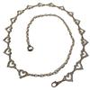 New Waist Chain for Women's Personality Simple and Fashionable Love-shaped Rhinestone Inlaid Metal Belt Body Chain Accessories
