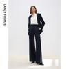 Langzi Women's Wool Blend Straight-Leg Dress Pants