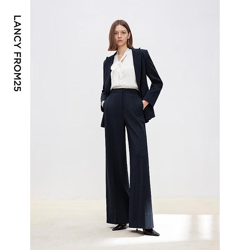 Langzi Women's Wool Blend Straight-Leg Dress Pants