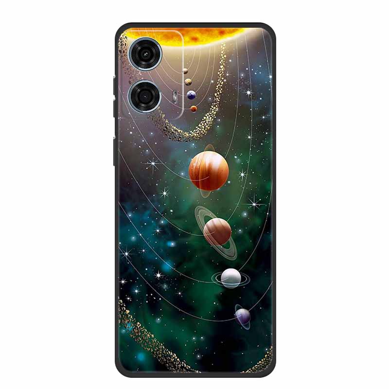 Pentru Motorola Moto G24 Power Carcasă Silicon Lup Leu TPU Moale Carcasă Telefon Pentru Moto G24 Power Capac Spate Desene Animate Carcasă Rezistentă la Șocuri