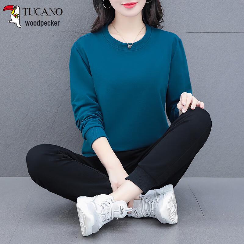 Woodpecker Women's Loose Fit Sweatshirt & Track Pants Set