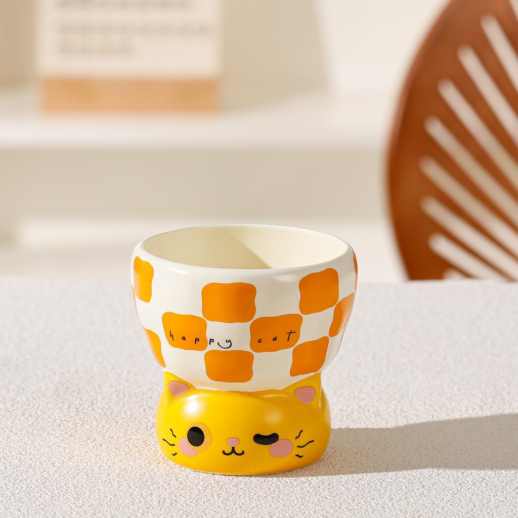 High-value cute mug, breakfast milk cup, office drinking cup, couple ceramic cup, girlfriend water cup