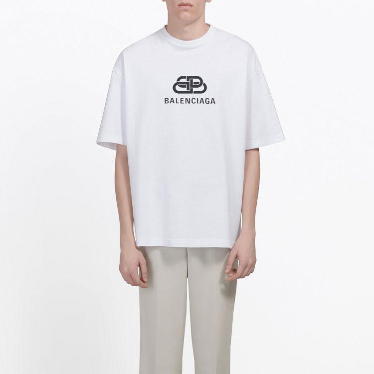 Balenciaga T Shirts Men's Crew Neck Moderate Straight Fit 570803TEV489044