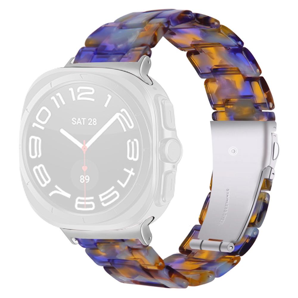 For Samsung Galaxy Watch Ultra (2025) 47mm Watch Strap Acrylic Resin Waterproof Wrist Band