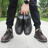 Cotton shoes men's autumn and winter thick-soled comfortable and lightweight casual shoes outdoor trend fashion leather velvet warm men's shoes