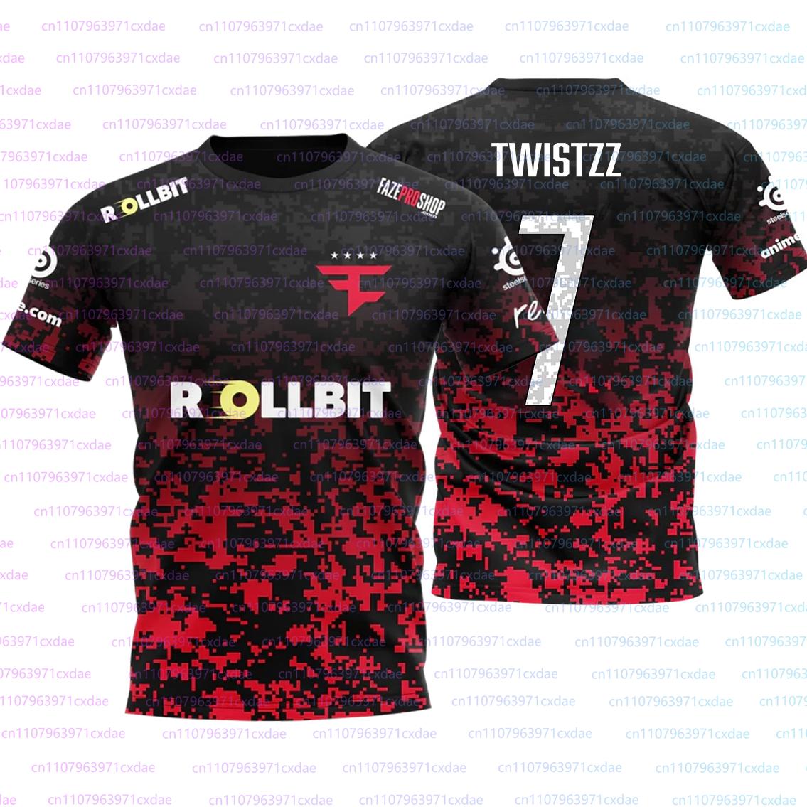 

Форма для фанатів Одяг Команда Faze Esport Джерсі Модний Заморожений Karrigan CSGO Гра Футболки Чоловічі З індивідуальним ID З коротким рукавом 5XL