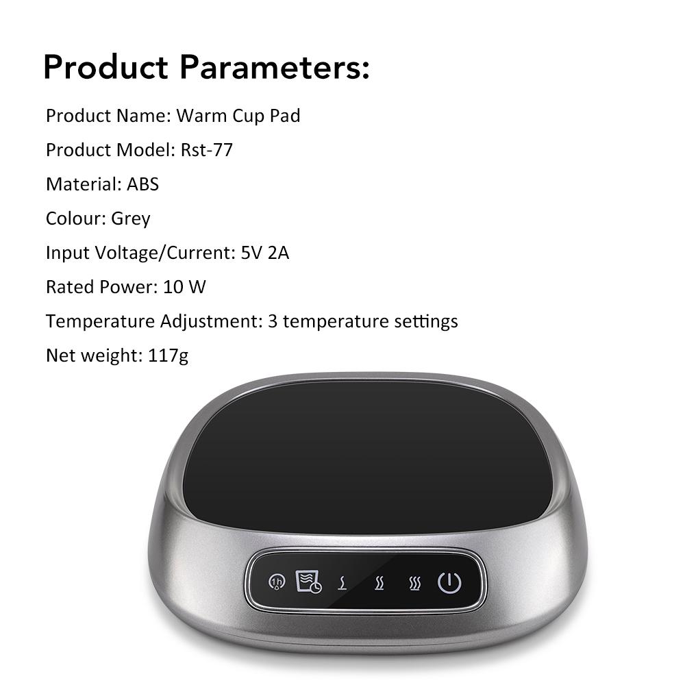 

USB Подогреватель для чашки Кофе Умный Постоянная температура Электрическая грелка для кружки Подогреватель тарелка для теплого молока Дом Офис Чай Вода Нагреватель Подставка