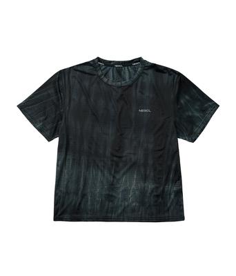 Negeotibeuseupeulliskeulleob Griglia di Aerazione Tie-Dye Maglietta da Corsa (mezzanotte)