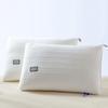 Wenji Cotton Linen Knit Pillow With Down-Alternative Fiber Fill Washable Neck Support Adults