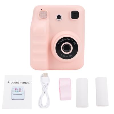 Kinder Sofortbildkamera, 30MP Digitalkamera mit 2,4" HD-Bildschirm, Ein-Klick-Druck, 200DPI Thermodrucker,