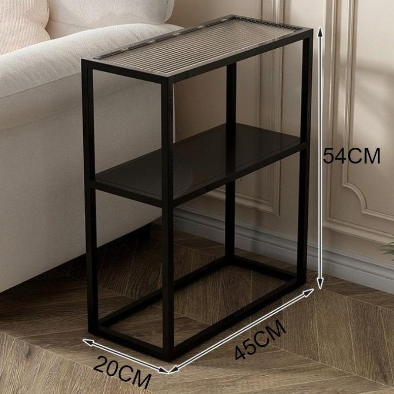 Metal Coffee Table Luxury Modern Removable End Tables Simple Narrow Shelves Organizers Home Living Room Bedroom Furnitures