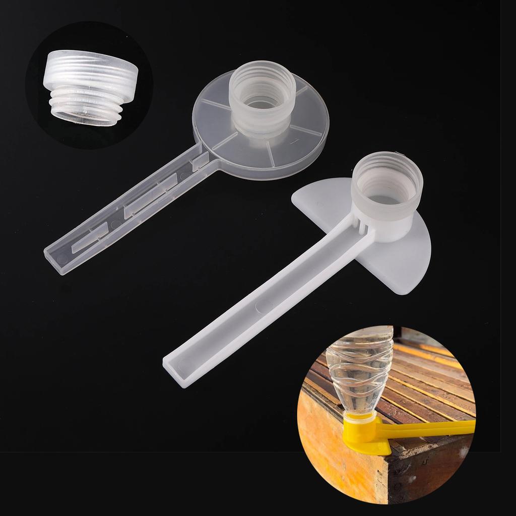 5Pcs Multifunctional Bee Automatic Drinker Kit 27mm 30mm Interface Transparent Duckbill Type Beehive Nest Door Bee Water Feeder