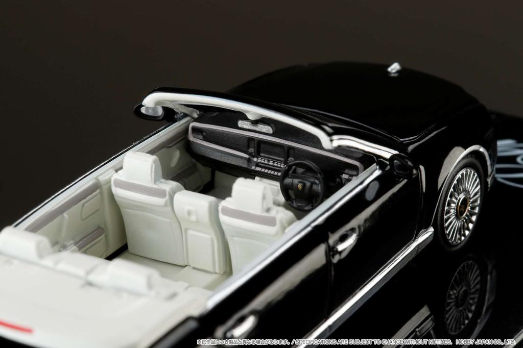 HJ64 Toyota Century Convertible Black Finished Product HJ643019CBK 1/64