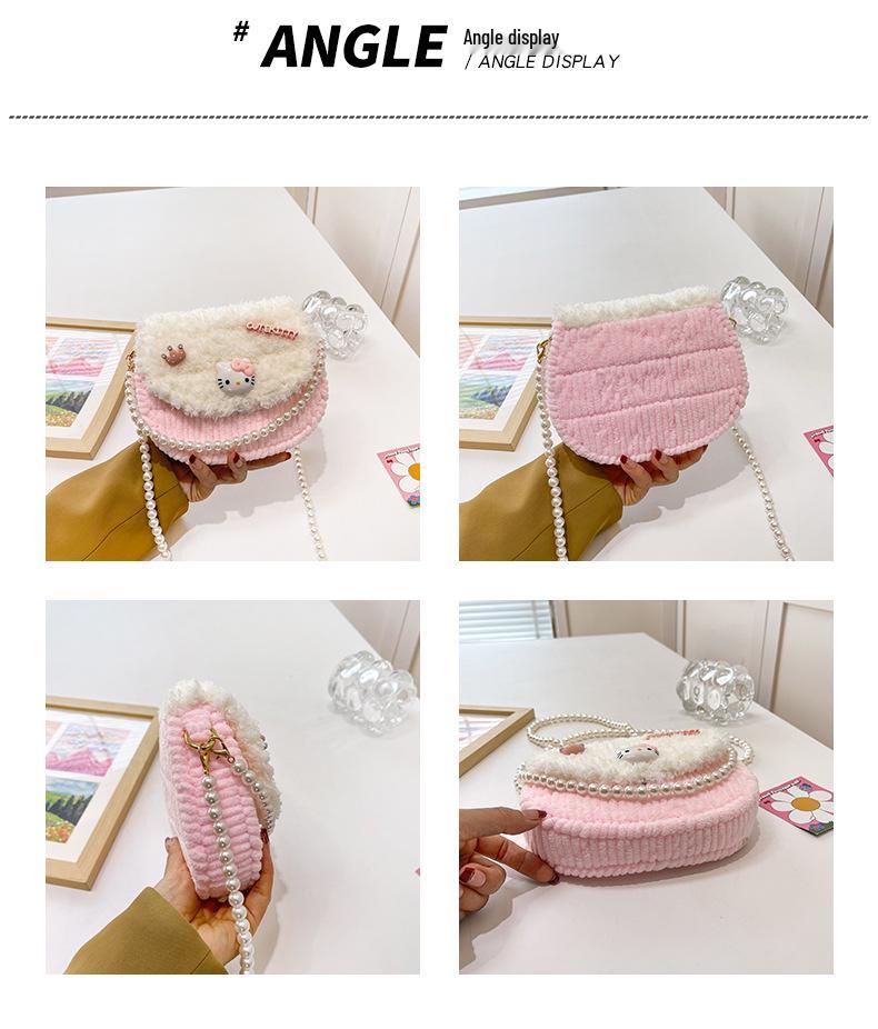 Handmade Knitted Cat & Dog Crossbody Bag DIY Kit - Plush Gift for Girlfriend