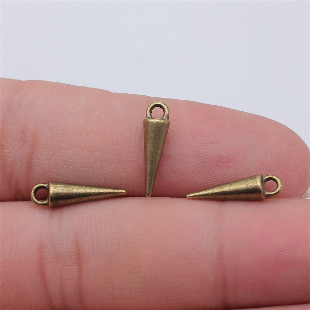 Accessories Parts Cone Shape Pendant End Beads Vintage Jewelry Supplies SA051