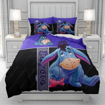 Winnie The Pooh Eeyore Duvet Cover Men Women/Children Kid Printing  Cartoon Bedding Set  Comforter Bed Soft Dropshipping
