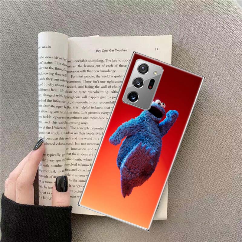 Funny Cookie M-Monster Phone Case for Samsung A17 A37 A57 A07 A16 A26 A36 A56 A05S A15 A25 A35 A55 Galaxy A03 A13 A23 A33 A53 A5