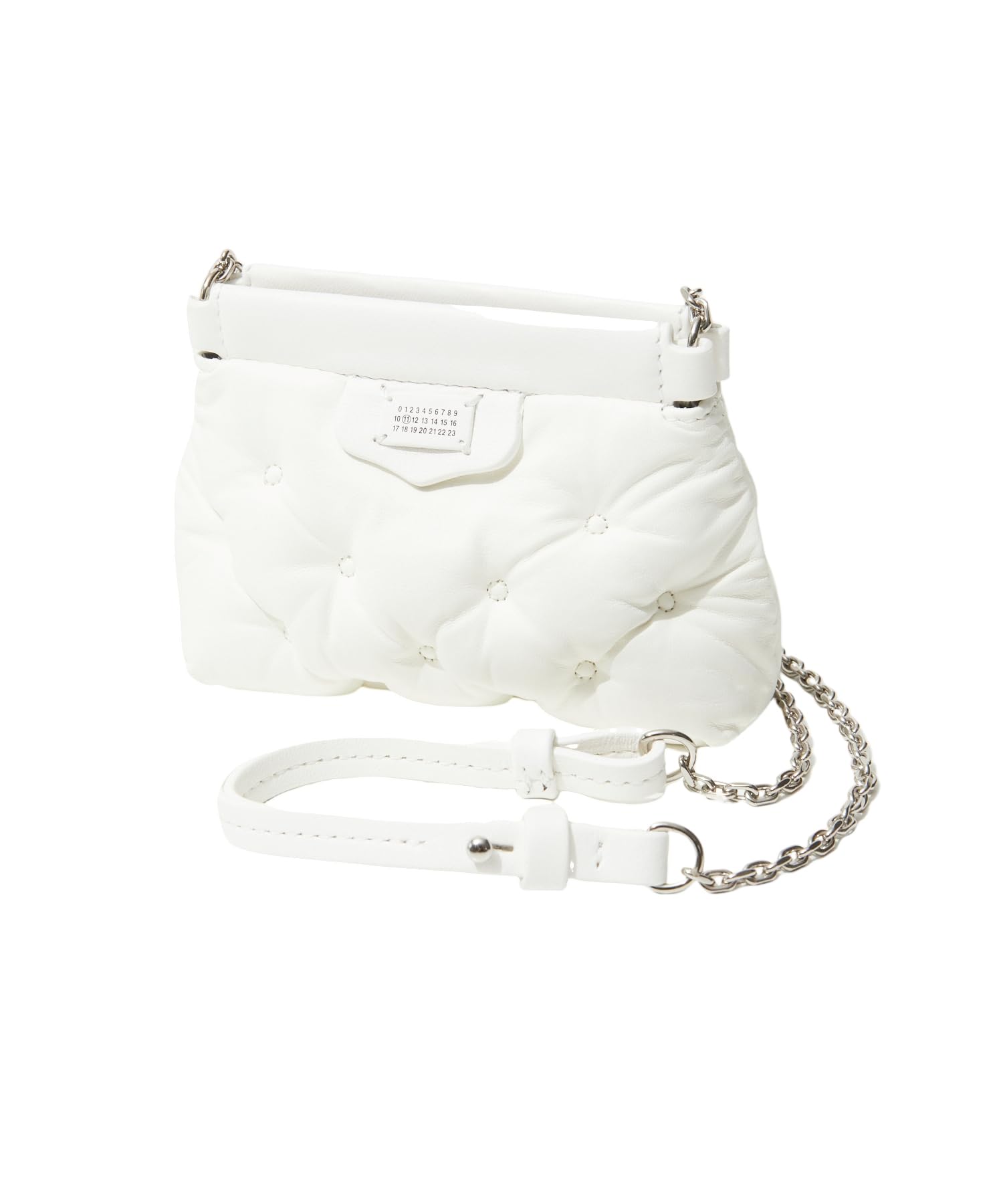 

Maison Margiela Glam Slam Shoulder SA1VL0035P6434 Women s Bag, White, [Used] білий