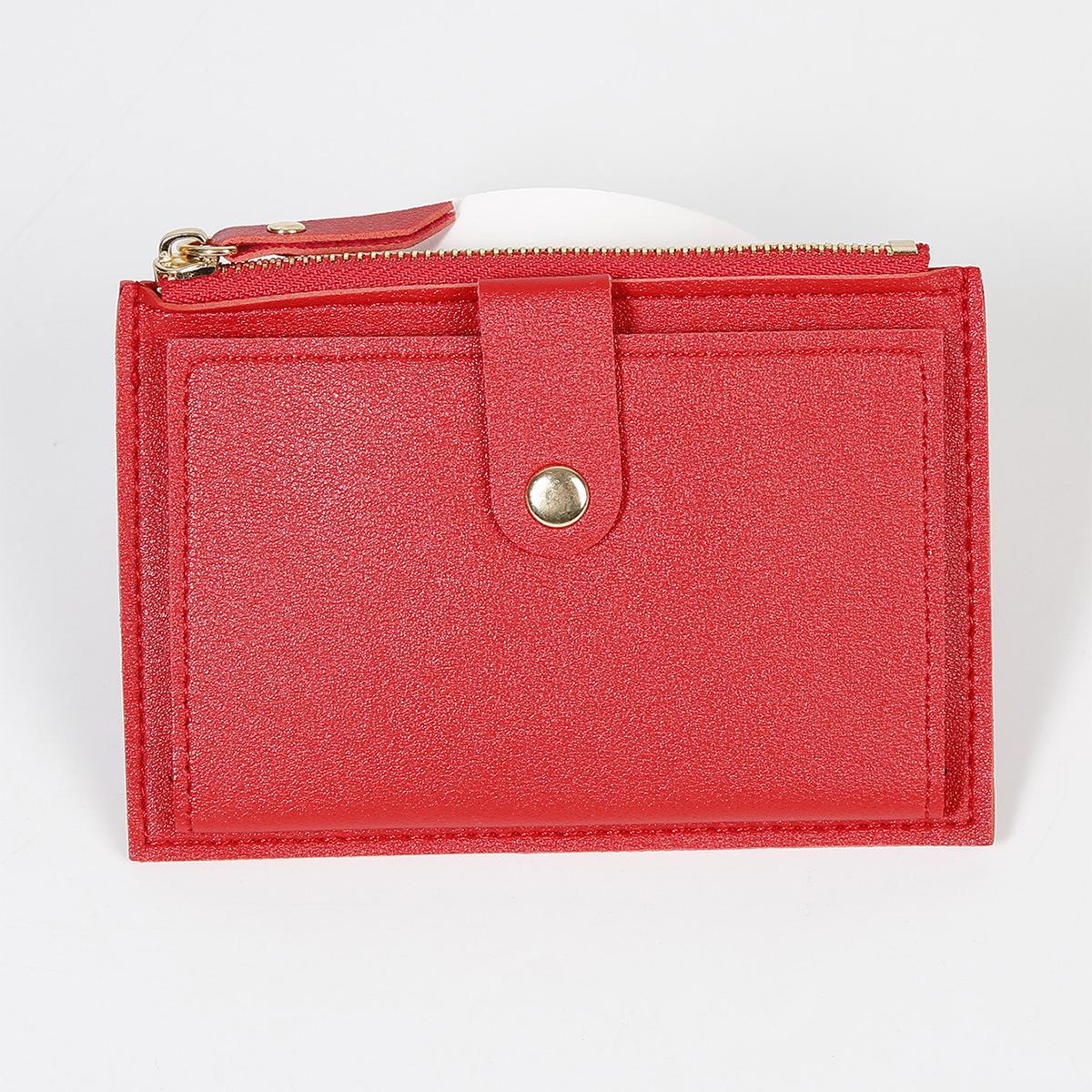 

Жіночий компактний гаманець: 2025 Багатокартковий гаманець на блискавці з кнопкою для монет, Ідеальний для студентів