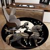 Egyptian Goddess,Moonlit Horseback Ride Chair mat Round Rug-Office carpet, Machine Washable, Non-slip, Suitable for Living Rooms, Bedrooms,