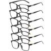 6PCS Fashion New Anti-Blue Light Reading Glasses for Men Optical Computer Glasses Presbyopia Reading Eyelasses +0~+4.0