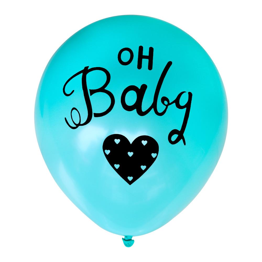 5PCS 10inch New Russian Holiday Happy Latex Balloons Happy Birthday Balloons