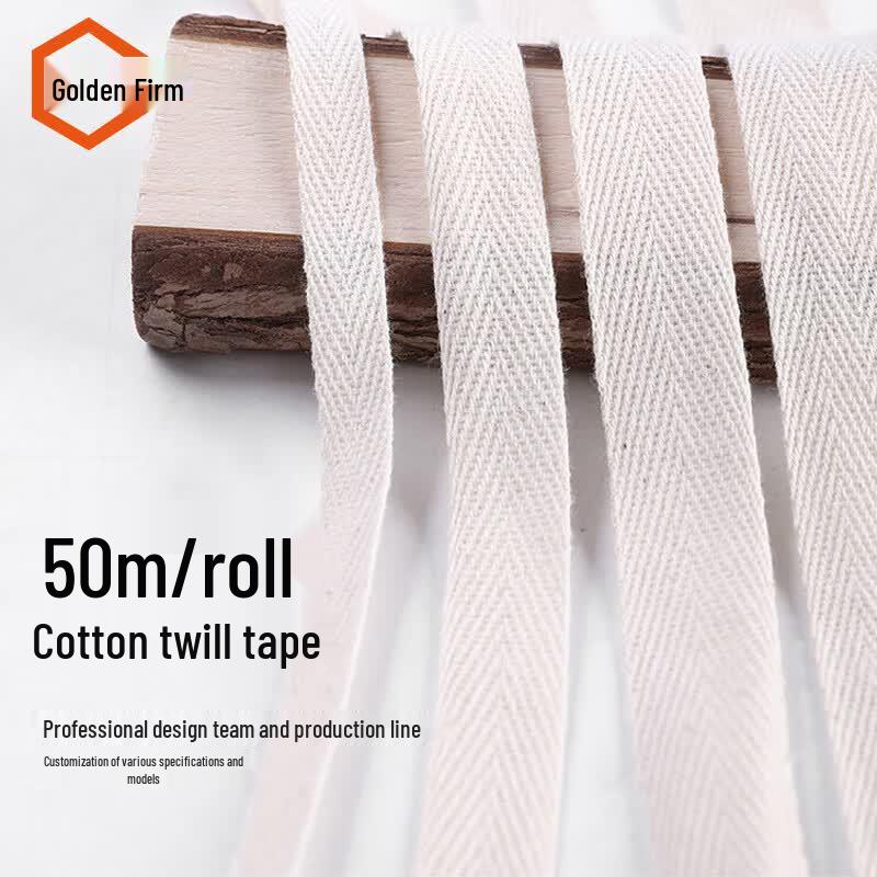 Cotton Herringbone Webbing Tape 1.5cm