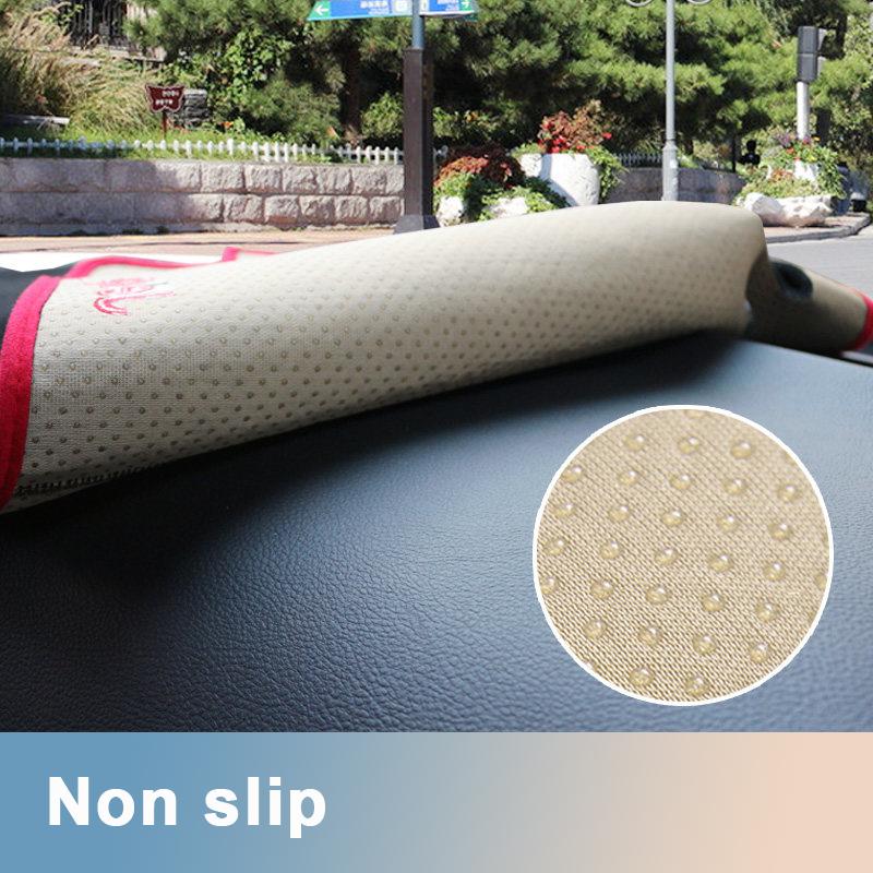 Für Jeep Compass MP M6 2017 2018 Auto Armaturenbrett-Abdeckungsmatten vermeiden Lichtpads Anti-UV-Teppiche Schutzzubehör