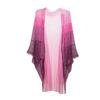 Nuova Moda Scialle Poncho lavorato a maglia traforato estivo elegante da donna con nappe, Sciarpa Pashmina Wrap Shawl per donna