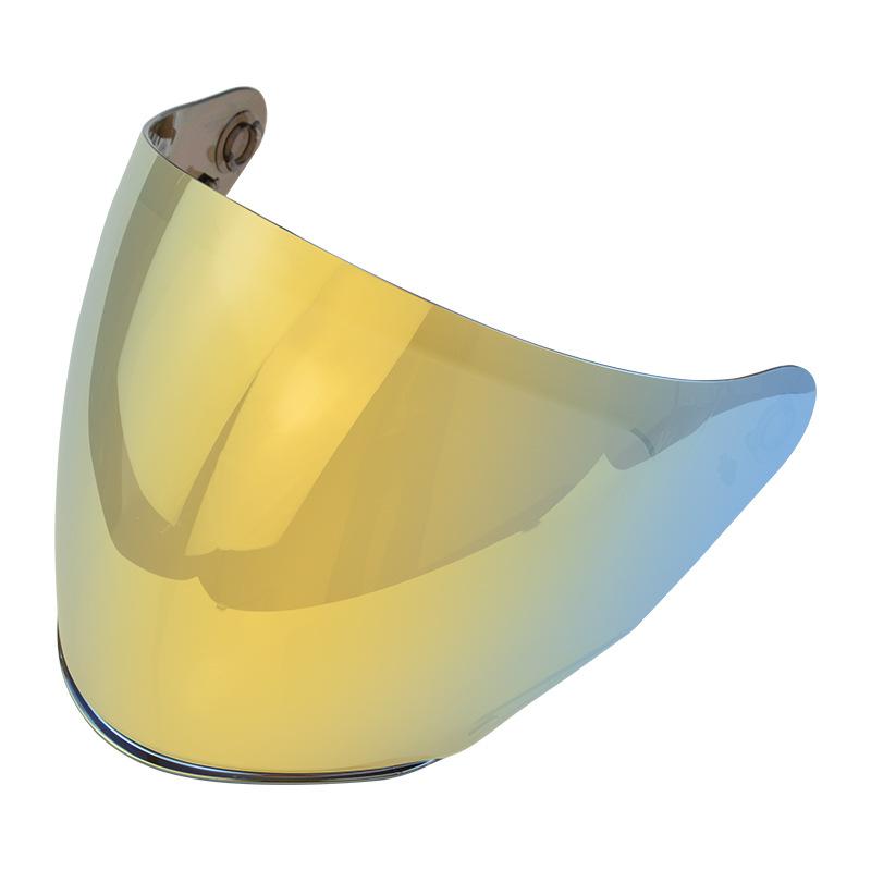 New high-definition motorcycle helmet visors are suitable for NFJ Three-quarter helmet bubble visor with UV protection золотой